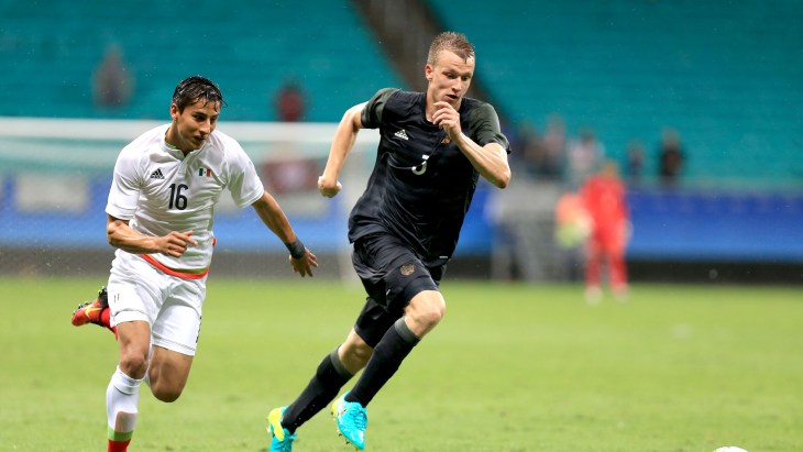 Германия дважды по ходу встречи уступала в счете