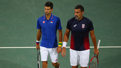 Новак Джокович и Ненад Зимонич