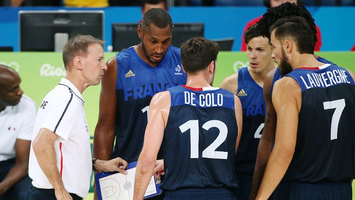 Баскетболисты сборной Франции