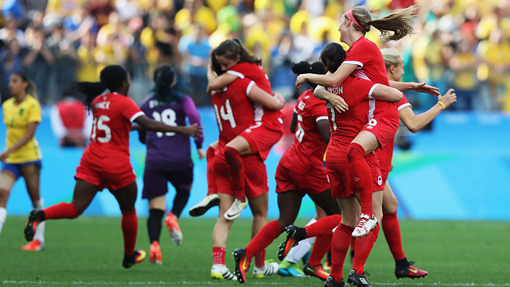 Радость сборной Канады