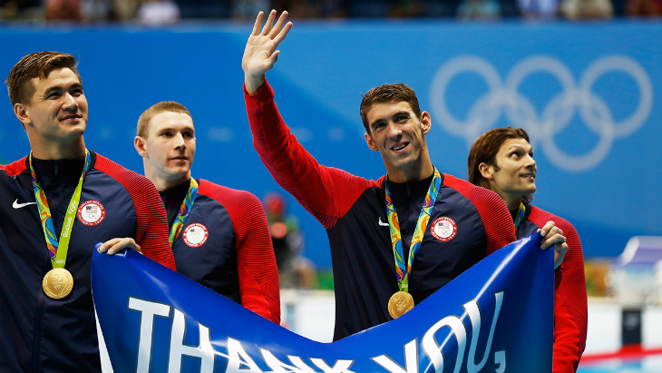 Майкл Фелпс получал удовольствие в Рио