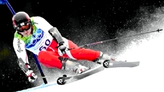 Грузинский лыжник Ясон Абрамишвили