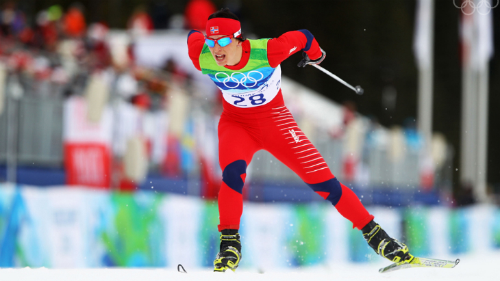 Марит Бьорген завоевала на трассах Уистлера 5 медалей, 3 из которых были золотыми.