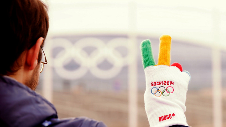 Болельщик в Сочи-2014