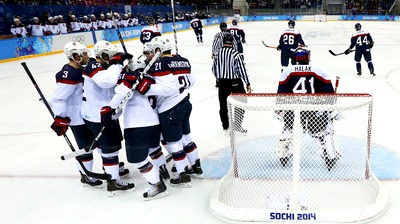 Хоккеисты сборной США не оставили шансов команде Словакии