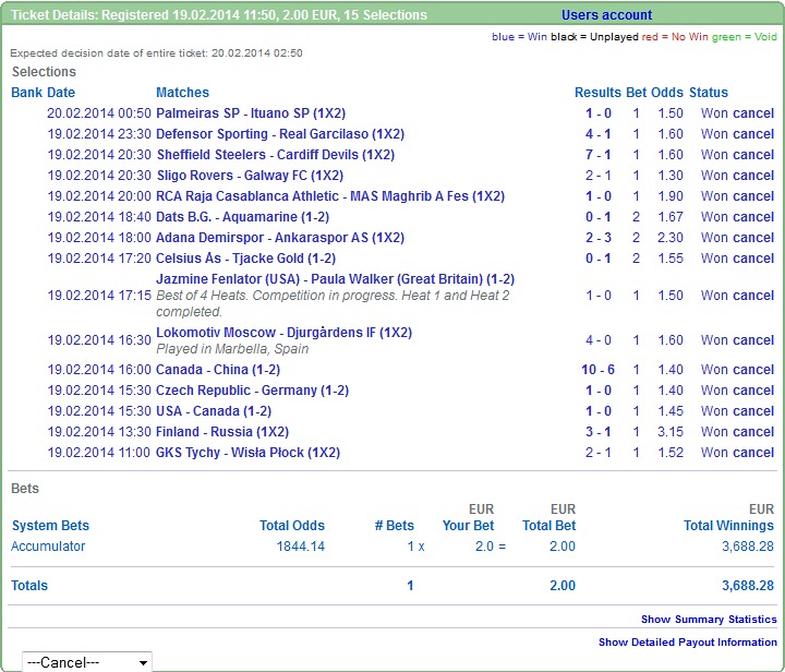 Первый тикет