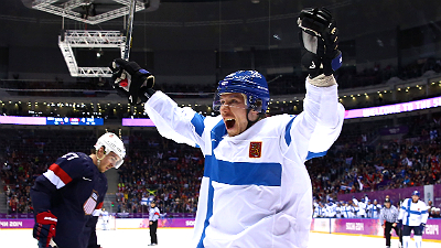 Юсси Йокинен празднует победу