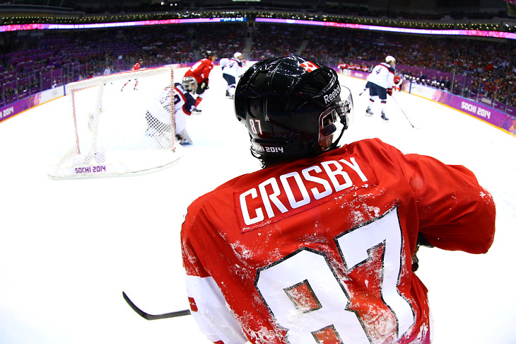 Один из лидеров сборной Канады Сидни Кросби