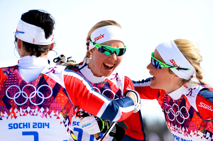 Тереза Йохёуг и Кристин Стёрмер Стейра и Марит Бьёрген