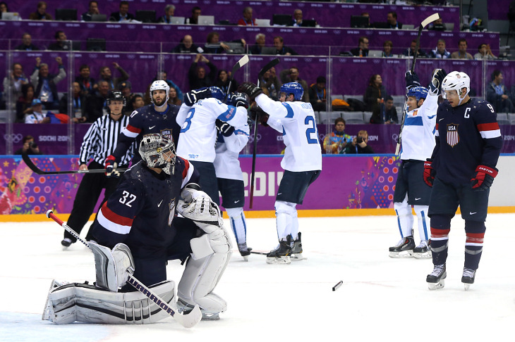 Финляндия — США 5:0