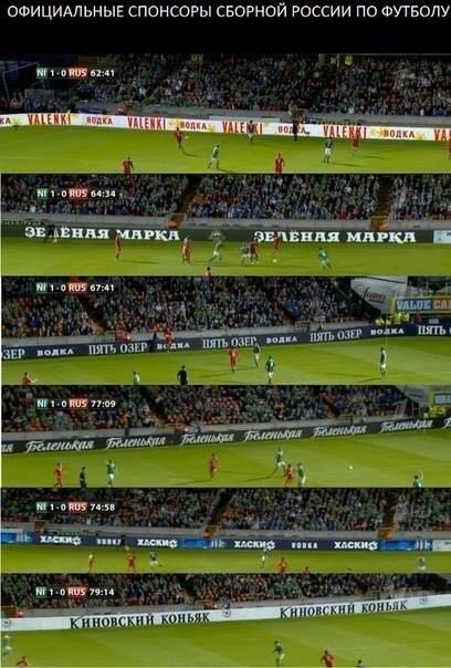 Спонсоры сборной России