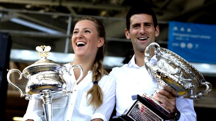 Виктория Азаренко и Новак Джокович