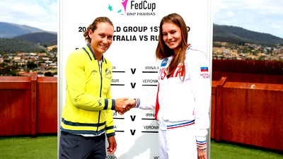 Саманта Стосур и Вероника Кудерметова