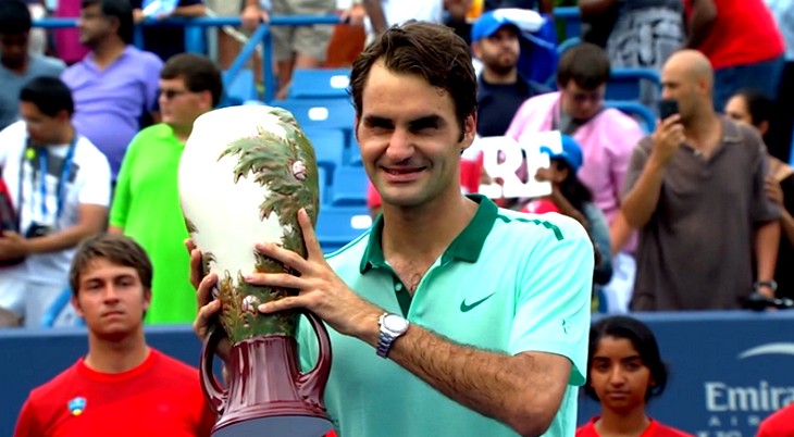 Титул в Цинциннати стал для Роджера Федерера 80-м в карьере