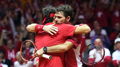 Роджер Федерер и Станислас Вавринка