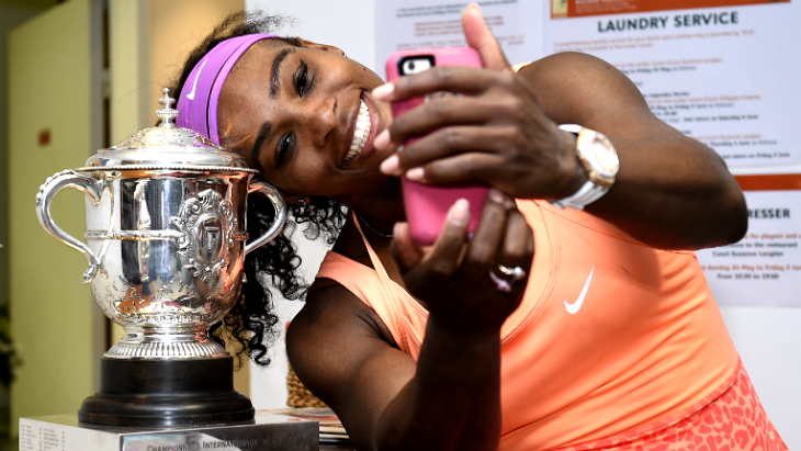 Селфи Серены Уильямс