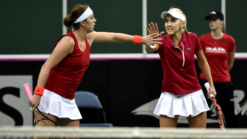 Анастасия Павлюченкова и Елена Веснина