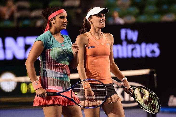 Саня Мирза и Мартина Хингис