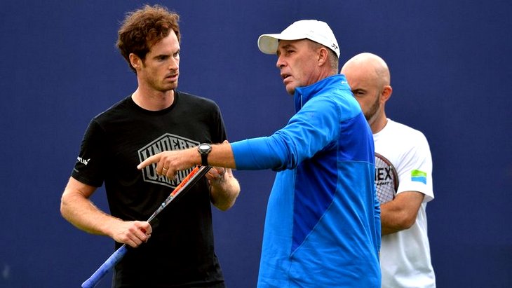 Энди Мюррей и Иван Лендл 