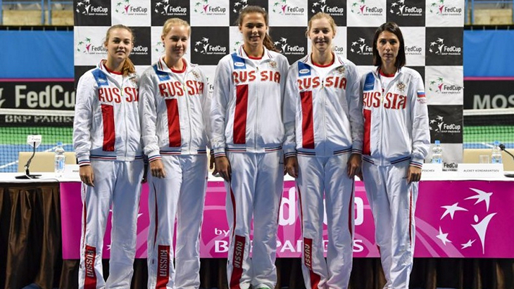 Теннисистки сборной России