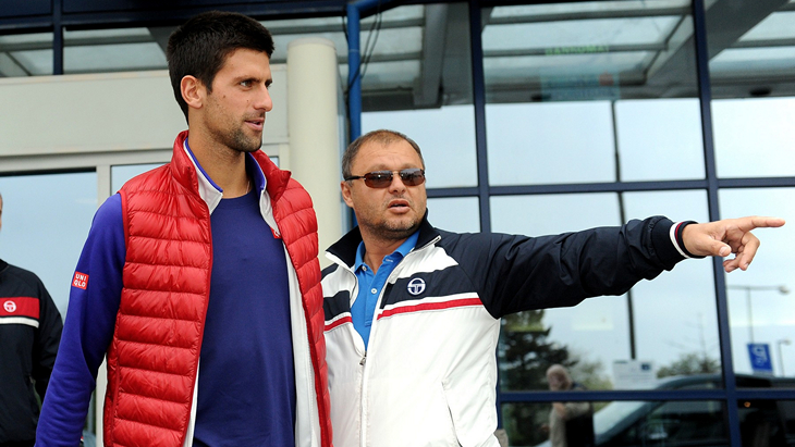 Новак Джокович и Марьян Вайда