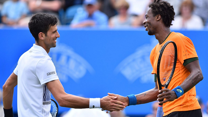 Новак Джокович и Гаэль Монфис