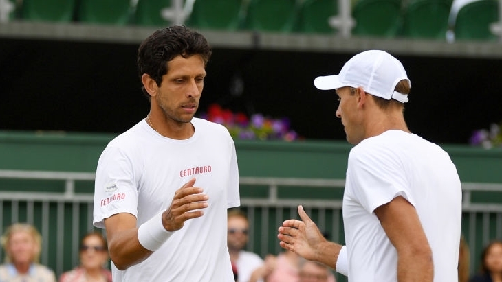 Марсело Мело (слева) и Лукаш Кубот