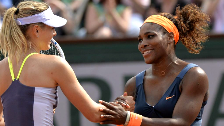 Мария Шарапова и Серена Уильямс