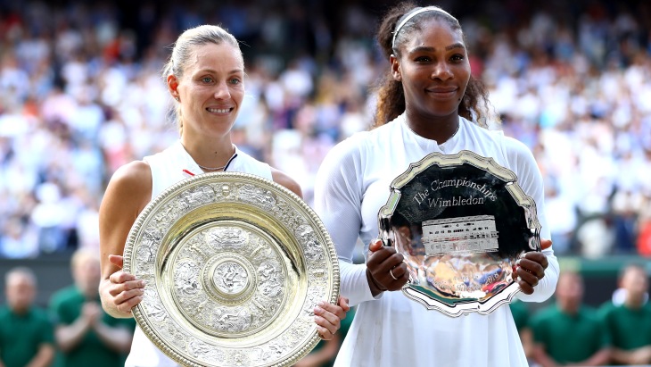 Анжелик Кербер и Серена Уильямс