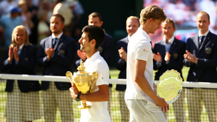 Новак Джокович и Кевин Андерсон