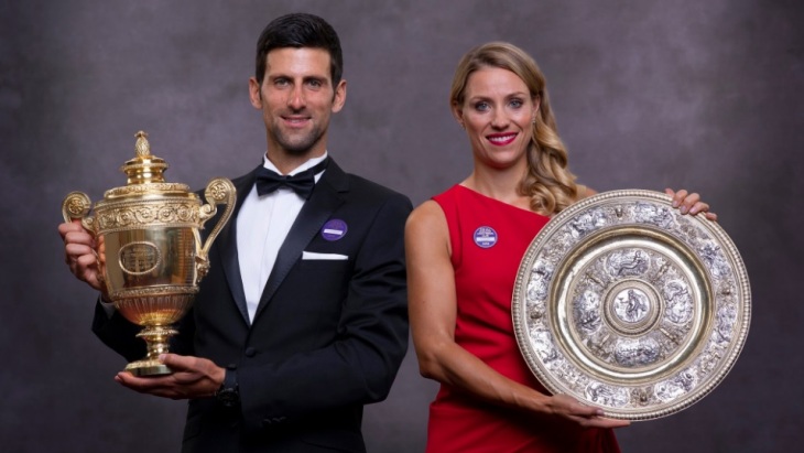 Новак Джокович и Анжелик Кербер