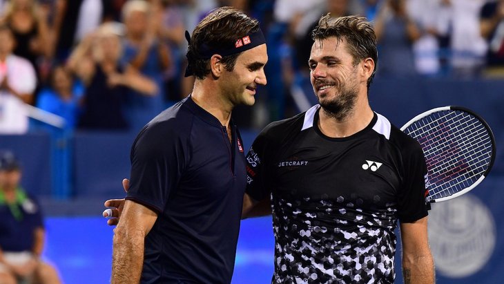 Роджер Федерер и Стэн Вавринка