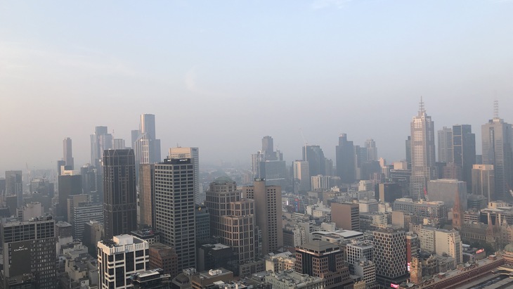 Задымленность в Мельбурне