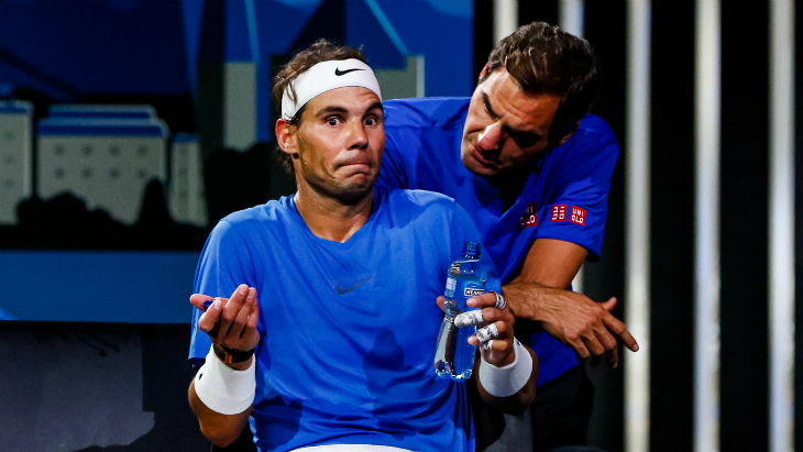 Рафаэль Надаль и Роджер Федерер