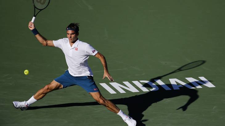 Роджер Федерер в Индиан-Уэллсе