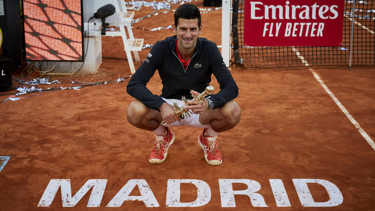 Новак Джокович в Мадриде