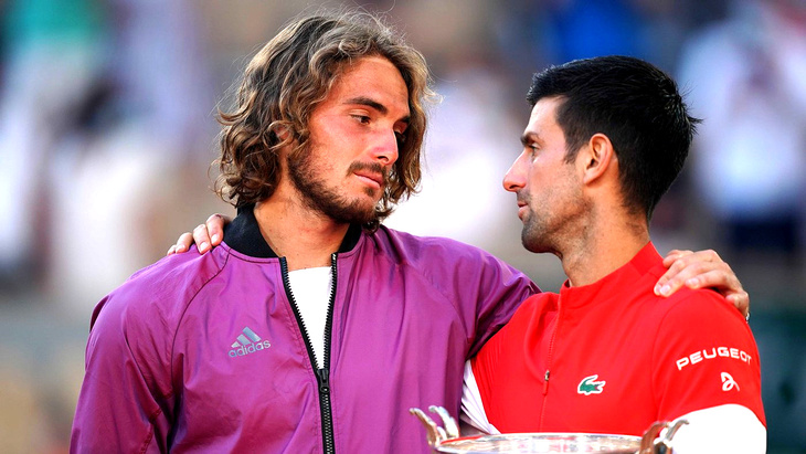 Стефанос Циципас и Новак Джокович