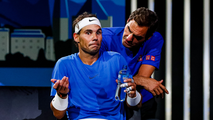 Рафаэль Надаль и Роджер Федерер