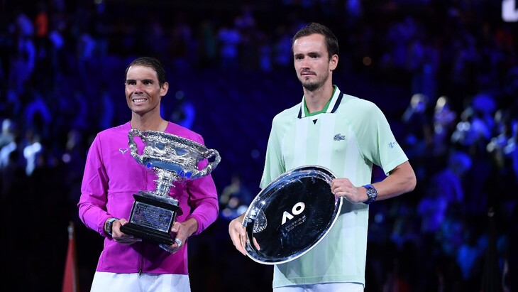 Рафаэль Надаль и Даниил Медведев