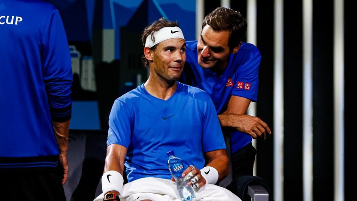 Рафаэль Надаль и Роджер Федерер
