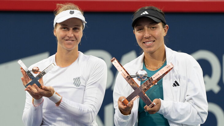 Людмила Самсонова и Джессика Пегула