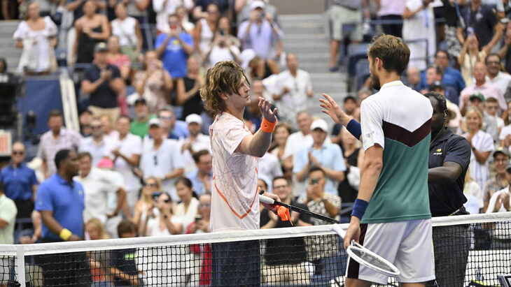 Андрей Рублев и Даниил Медведев