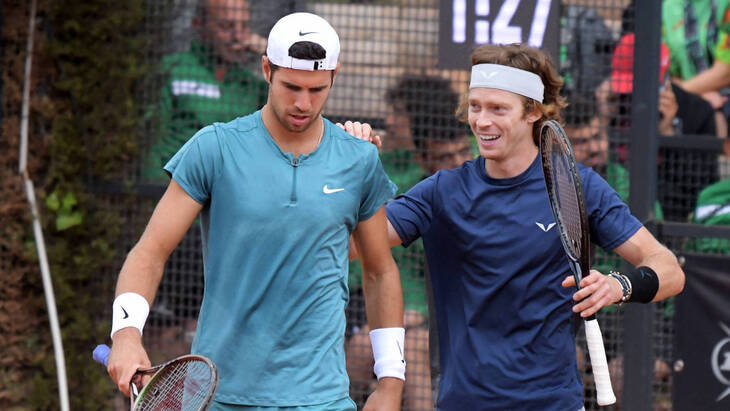 Карен Хачанов и Андрей Рублев