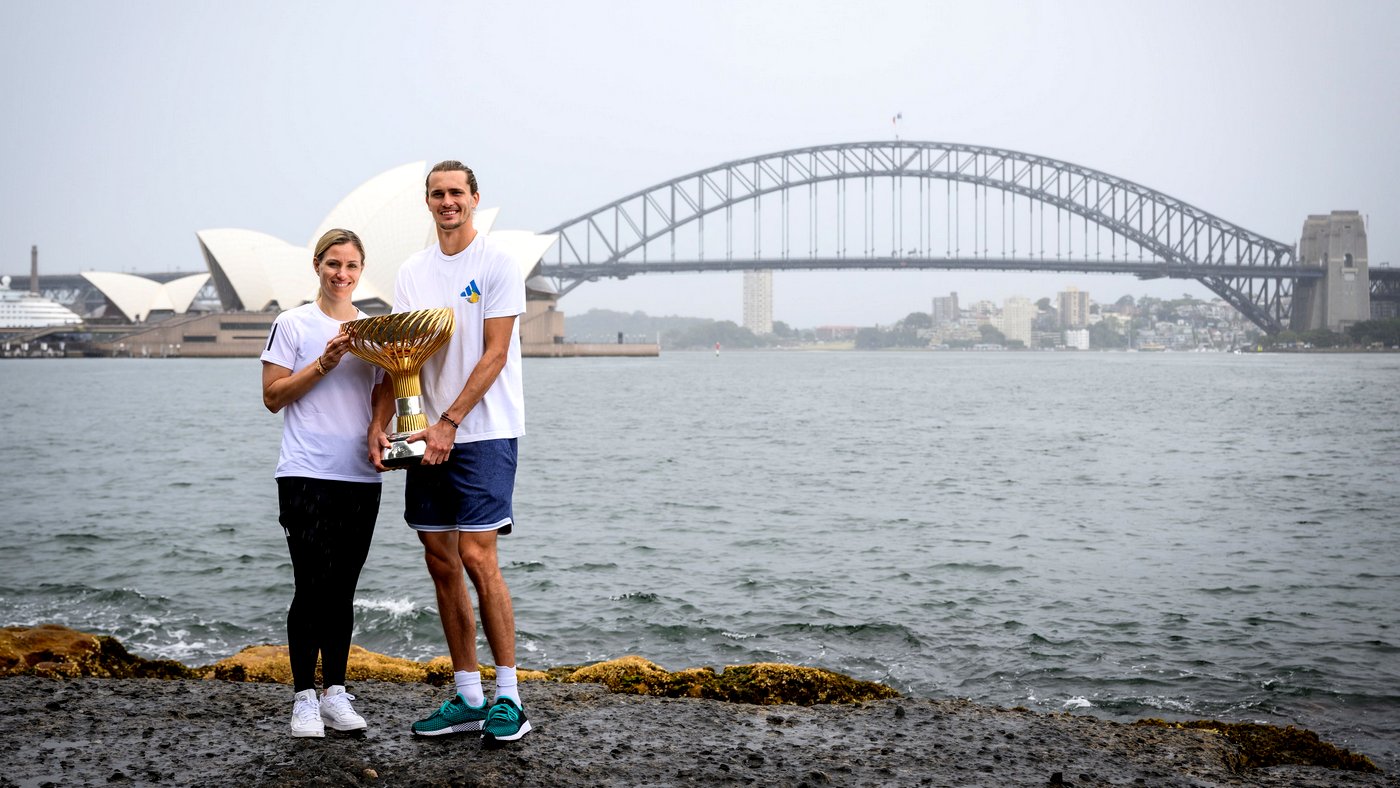 Анжелика Кербер и Александр Зверев