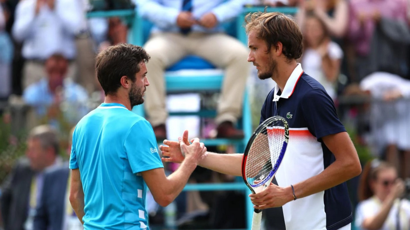 Жиль Симон и Даниил Медведев