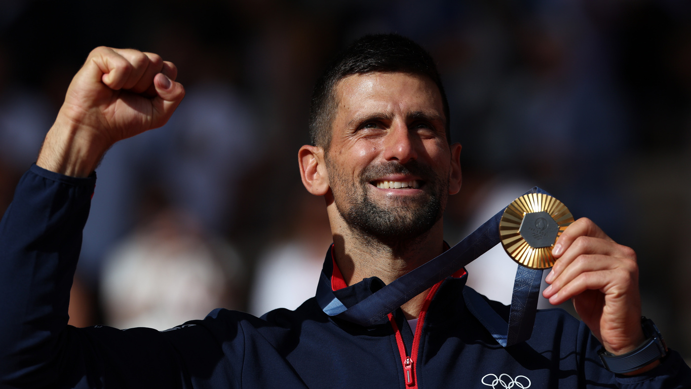 Счастливый Новак Джокович