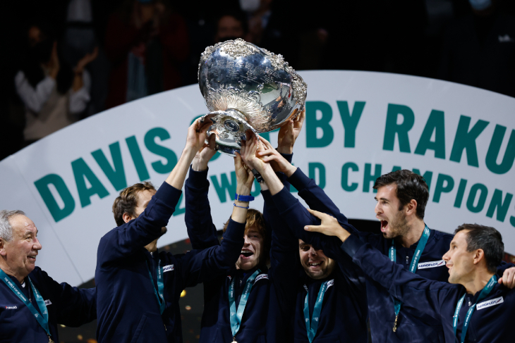 Сборная России с Кубком Дэвиса