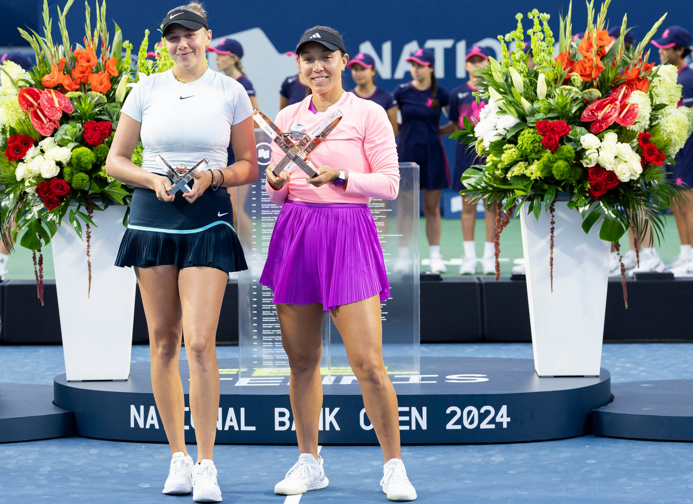 Аманда Анисимова и Джессика Пегула