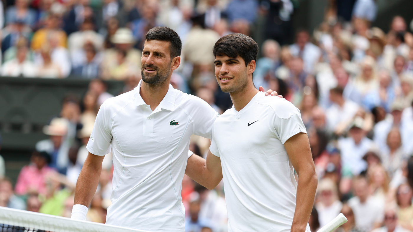 Новак Джокович и Карлос Алькарас