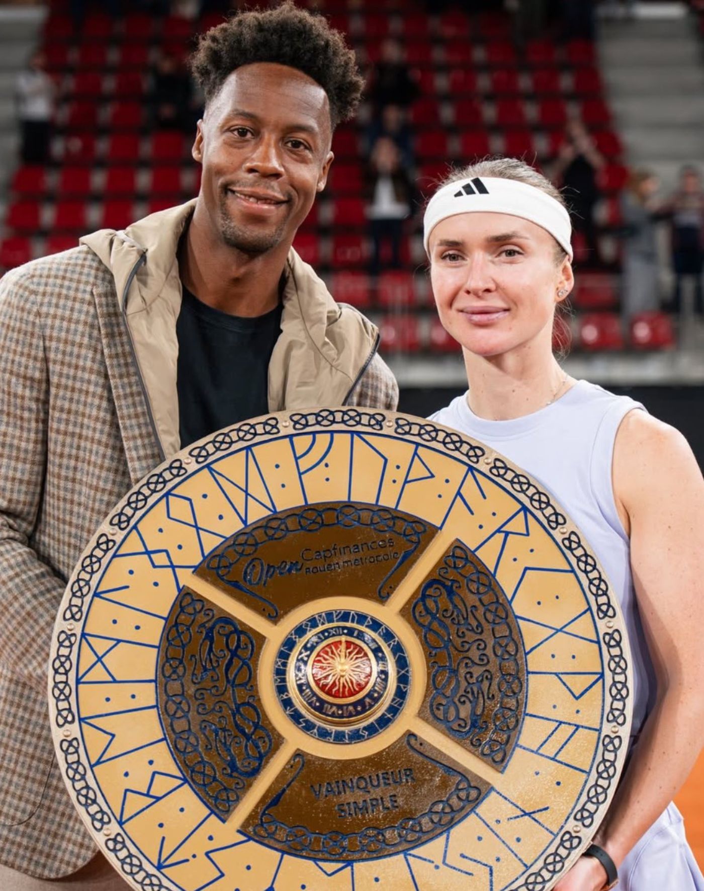 Гаэль Монфис и Элина Свитолина